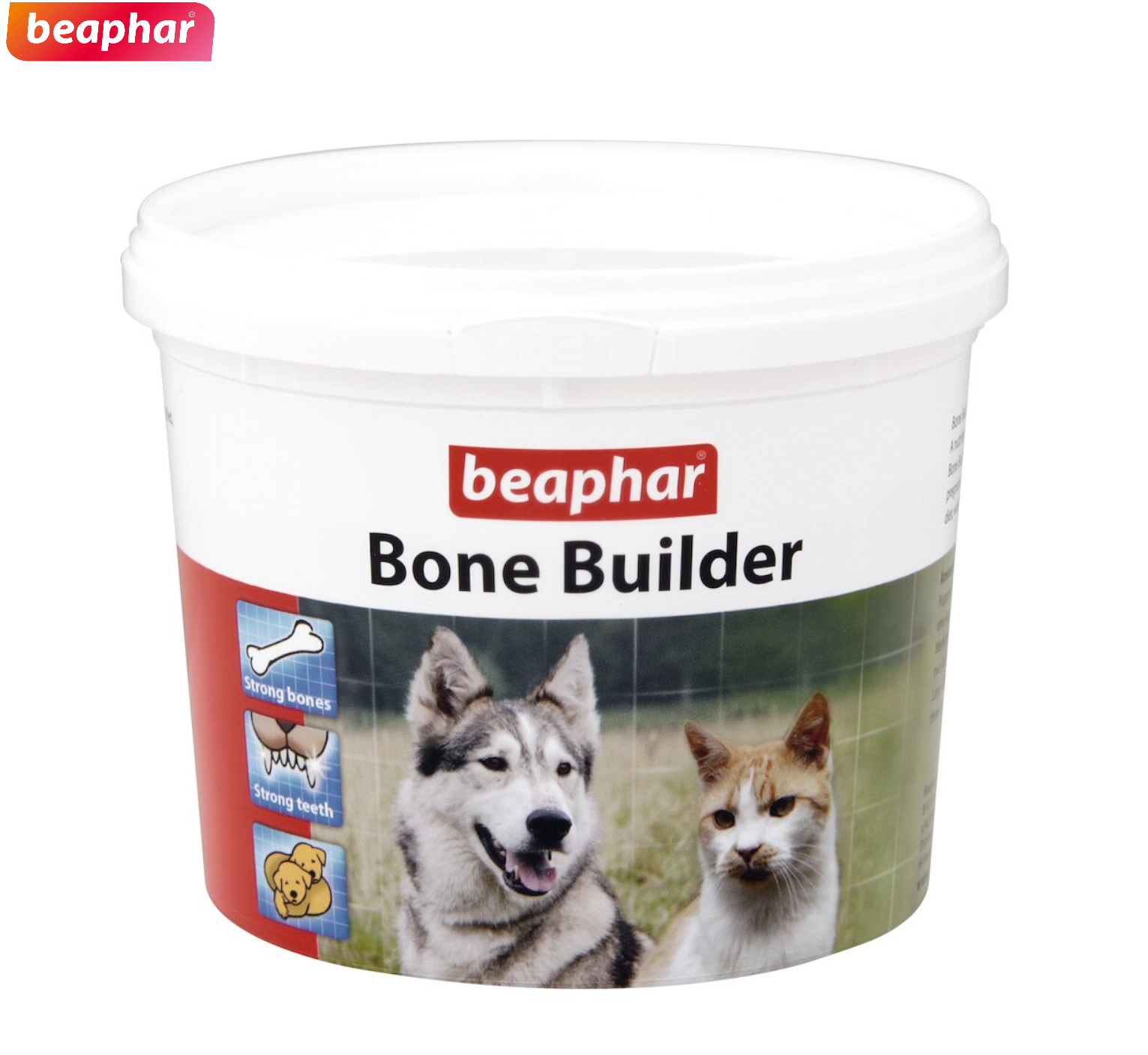 Beaphar Bone Builder Pet Cat Dog Nutritional Supplement Healthy Bones Teeth 500G - Image 4
