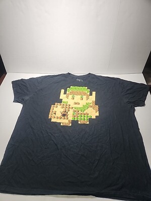 Legend of Zelda T-Shirt Loot Wear Loot Exclusive Link Map Size 3XL (Preowned)
