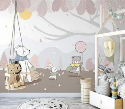 Autocollant Mural 3D Nuage Mignon - H7865, Adhésif Amovible, Décoration Murale