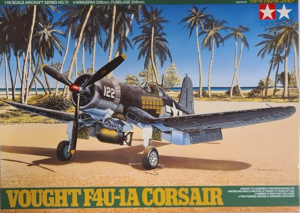 Vought F4U-1A Corsair (Us Navy Markings) #61070 1/48 Tamiya-image