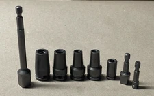 8 Piece Apex Bit Extensions/Holders Starter Set (Aviation)