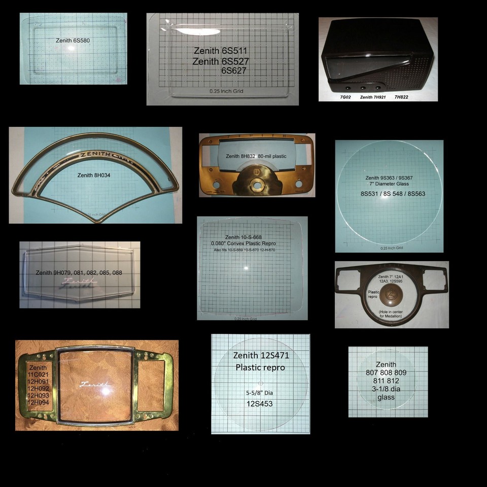 Antique Radio Dial Covers for Zenith Radios eBay