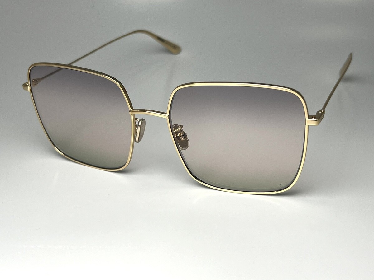 Dior Sunglasses DiorStellaire SU Square Metal Gold 59-145