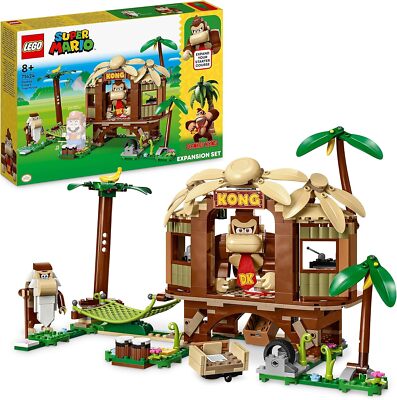 LEGO Super Mario Donkey Kongs Baumhaus   Erweiterungs-Set, baubares Spielzeug