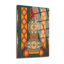 Kayi Carpet Tempered Glass Wall Art, Easy Installation, Fade Proof Decor