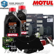 Tagliando PIAGGIO Vespa 250 GTS ABS 2005-2012 / Motul + Filtri Candela Pastiglie