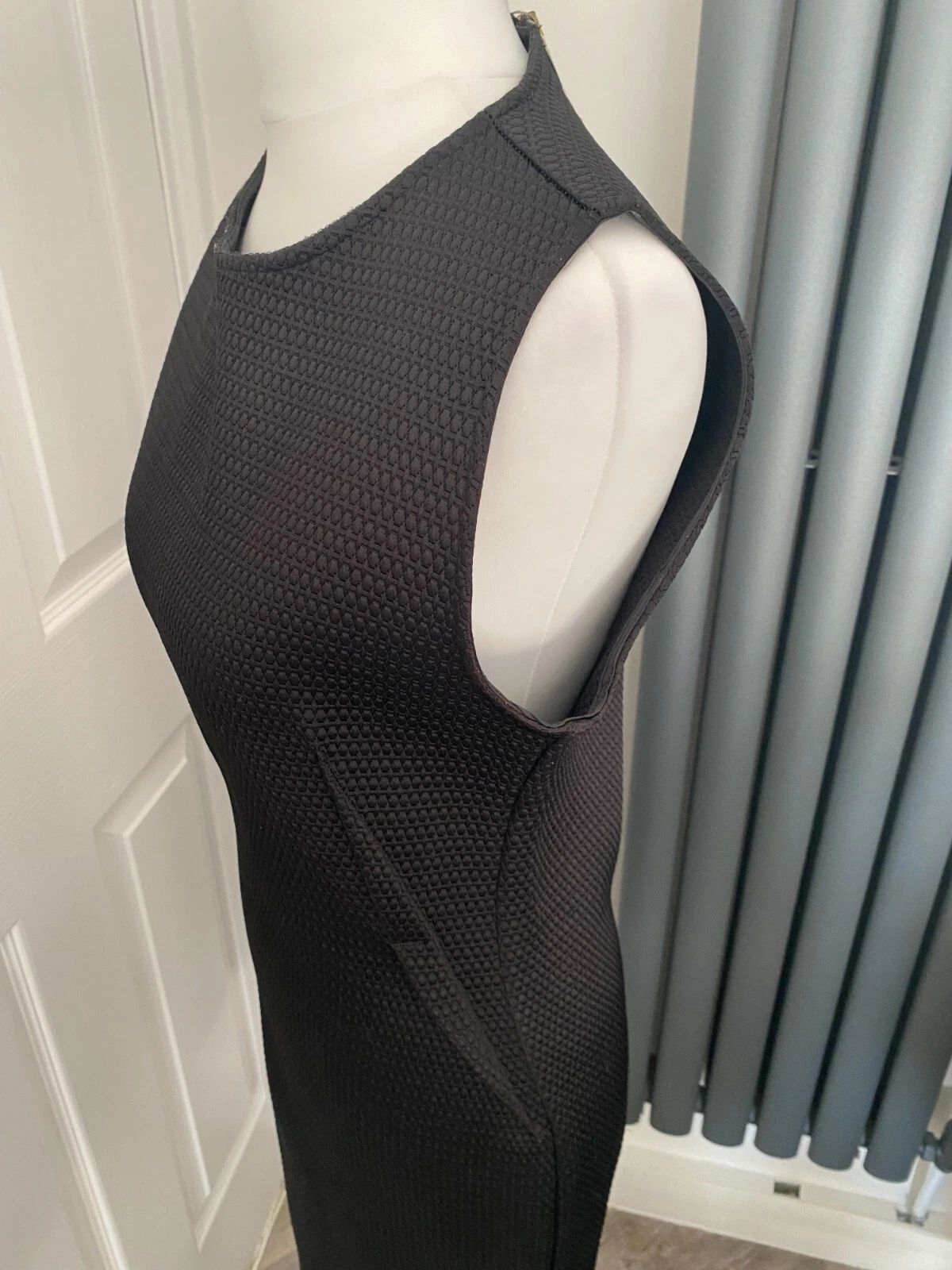 Abito body nero jeans ICONIC VERSACE UK 12 I 44