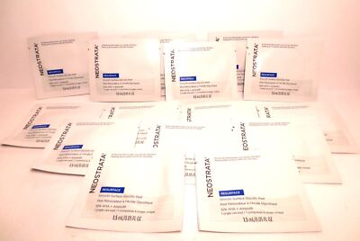 NEOSTRATA SMOOTH RESURFACE DAILY PEEL 10% AHA + AMINOFIL (LOT OF 15)