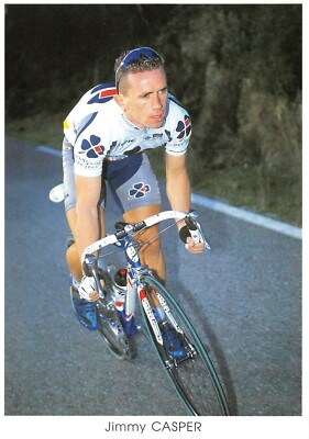 Photo Cycliste Jimmy Casper - Équipe De France 2001 - Carte 10x15 Cm - Très Bon état