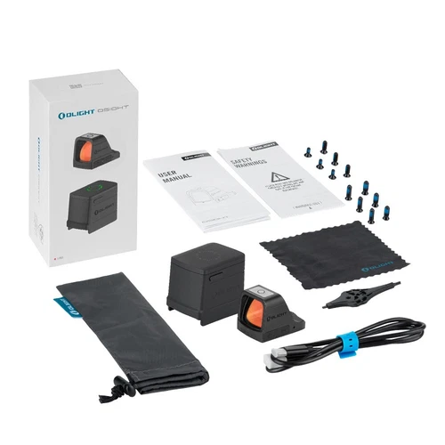 Olight Osight Red - See the Power, 3 MOA, prima copertura di ricarica magnetica del settore