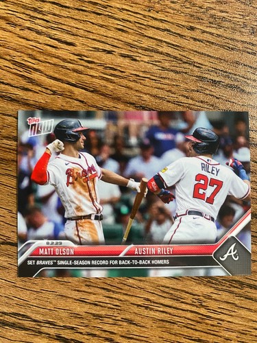 2023 Topps Now 646 Matt Olson / Austin Riley