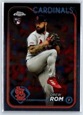 2024 Topps Chrome Drew Rom RC #195 Cardinals