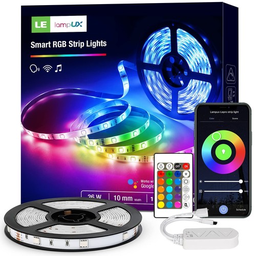 Le Smart Led Strip Lights Music Sync Color Changing Led Tape Light 16 Million Co