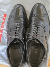 PRADA Men's Black dress Shoes US 9.5 / EU 8.5