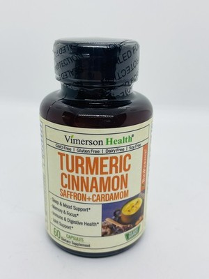 Vimerson health Turmeric Saffron Cinnamon and Cardamom Supplem