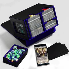 Commander Deck Showcase Box with Dice Tray, Holds up to 280+ Cards Trading Ca...