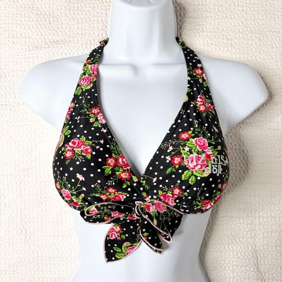 Liz Lisa Doll polka dot floral bikini top | eBay