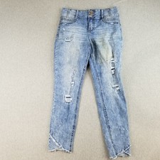 No Boundaries Jeans Women's Sz 13 High Rise Sculpting Skinny Light Wash Normcore