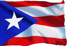 Puerto Rico Flag. 3x5 FT National Country Banner Polyester Grommets Puerto Rican