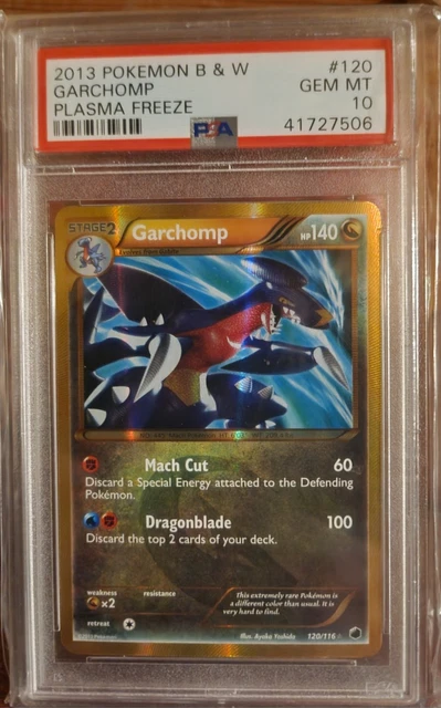 Pokemon PSA 10 Plasma Freeze Garchomp #120