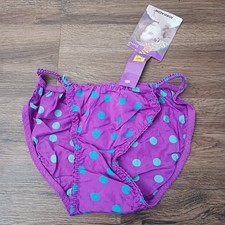 NOS Vintage Jordache 100 Washable Silk String Polka Dot Bikini Panties Size 5