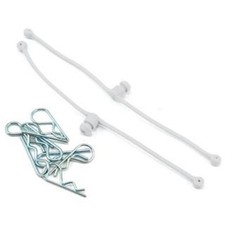 Special Clearance Du-Bro DUB2246   Body Klip Retainers White 