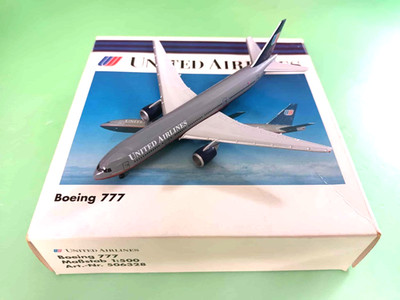 Herpa Wings 1:500 506328 UNITED AIRLINES BOEING 777 - DIECAST AIRCRAFT MODEL