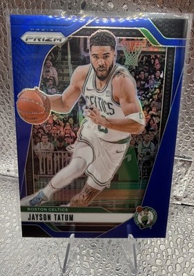 2024-25 Panini Prizm - Jayson Tatum #103 Blue Prizm 17/199 Boston Celtics