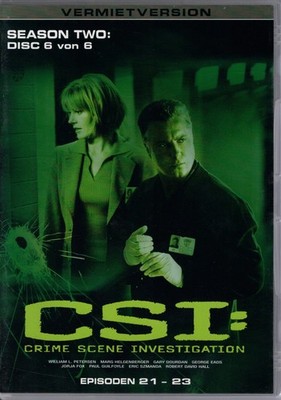 DVD - CSI : Crime Scene Investigation Season 1 Episode 21 - 23 (1 DVD's)