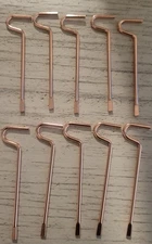 10-Pack Bedroom Bathroom Door Emergency Keys For Kwikset Interior Levers & Knobs