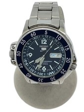 SEIKO Automatic Watch Analog Stainless NVY SLV SS 7S36 01E0