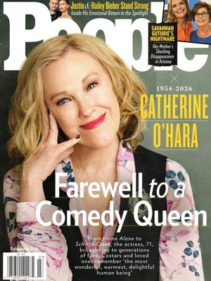 People Feb. 16 2026 Catherine O'Hara Savannah Guthrie Paul Anka Garrett Morris