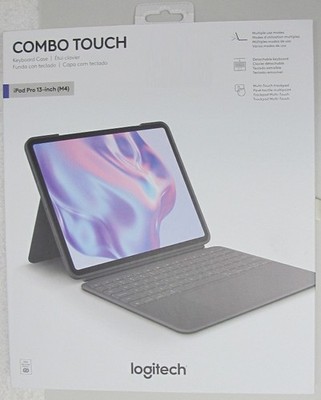 Logitech Combo Touch iPad Pro 13-inch (M4) Keyboard Case - Detachable Backlit