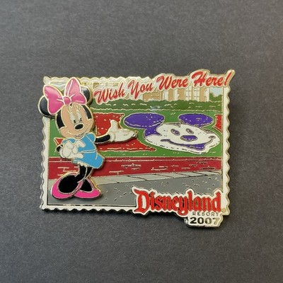 Disney DLR 2007 Minnie Main Entrance Garden Wish You Were Here LE Pin 52128