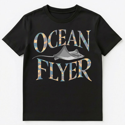 Lustiges T-Shirt Ocean Flyer Stingray Unisex