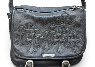 Chrome Hearts Flooded Crosses Messenger Bag 