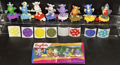 Komplettsatz Kinder surprise Booba byba  VC357 - VC364 mit 8 BPZ Russland 2025