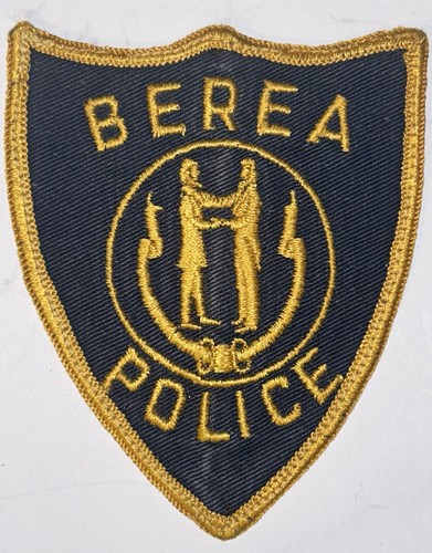 Vintage Old BEREA ( KENTUCKY ) POLICE Cheesecloth Patch