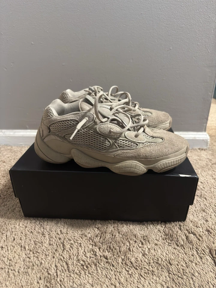 adidas Yeezy 500 Men's Light Taupe Sneakers Size 9 GX3605 - Image 2 of 4