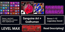 [Blox Fruits] | LV2800 Sanguine Art Godhuman ...