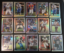 2025 Topps Chrome Football Refractor You Pick $1.99