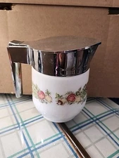 Vintage Gemco Spice of Life Creamer with Lid Corning Ware 