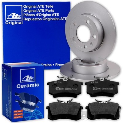 ATE BREMSSCHEIBEN + CERAMIC BELÄGE HINTEN für HYUNDAI i30 FD + ix35 NUR 2WD