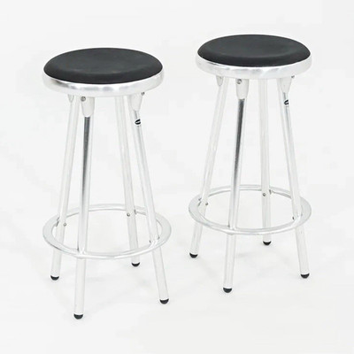 Pair Of Design Within Reach Indecasa Bar Stools RARE good Condition Set