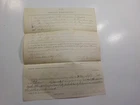 Civil War Document 1862 Battle Of Antietam Sharpsburg Maryland 5th Pennsylvania