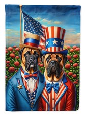 Caroline's Treasures All American Bullmastiff Garden Flag DAC4206GF