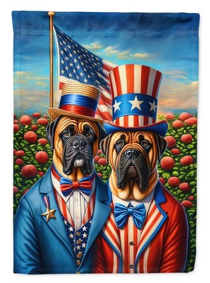 Caroline's Treasures All American Bullmastiff Garden Flag DAC4206GF