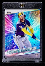Jackson Chourio RARE REFRACTOR COLORBLAST INVESTMENT ROOKIE CARD Brewers SP RC