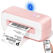 Label Printer - 4x6 Thermal Printer for Small Business & Shipping Package, Bl...