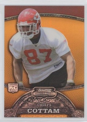 2008 Bowman Sterling Gold Refractor 22/25 Brad Cottam #44 Rookie RC 11pj